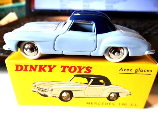 DINKY TOYS Ref 516 MERCEDES BENZ 230 SL + BOITE ( duplicata