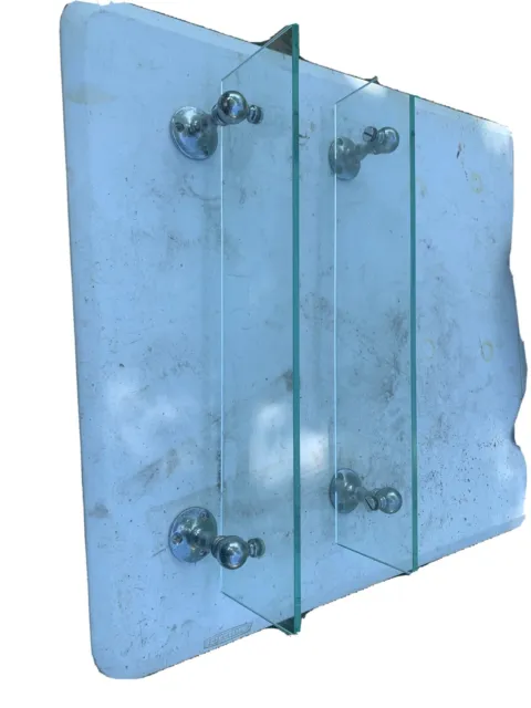 Estantes de vidrio de baño pared