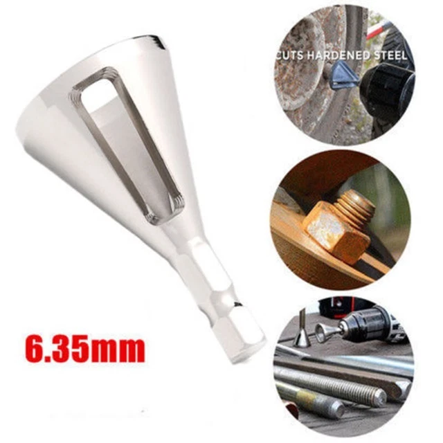 6.35mm Deburring External Chamfer Drill Bit Remove Burr For Steel Wood Plastic