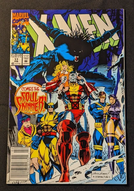 X MEN 17 NEWSTAND KEY 1st app REVANCHE OMEGA RED WOLVERINE PSYLOCKE V 2 COM 1