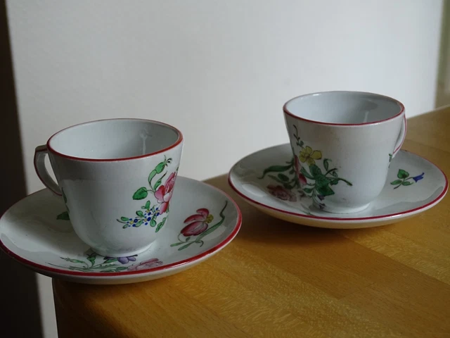 Lot De 4 Tasses à Moka éléphants - Céramique Multicolore - Occasion