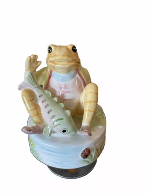 Frog Beatrix Potter Down By The Old Mill Stream Music Box