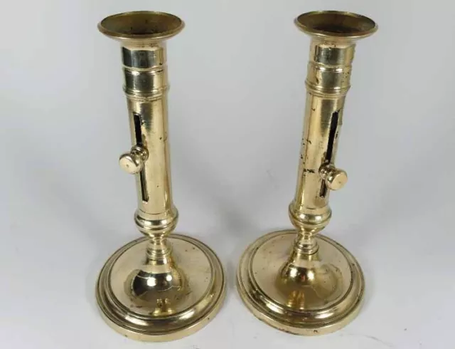 Biedermeier Candelero Candelabro Bronce Um 1820 Al