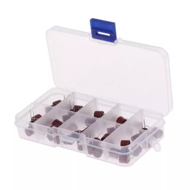 Lot de 50 Kits D'assortiment de Fusibles Cylindriques / Ronds Rouges MICRO FUSE