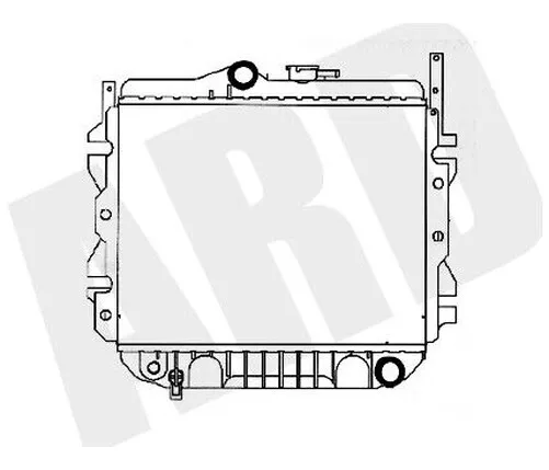 Radiateur D'Eau Refroidissement De Moteur pour Hyundai Pony 1.3 1.5 1988/1989