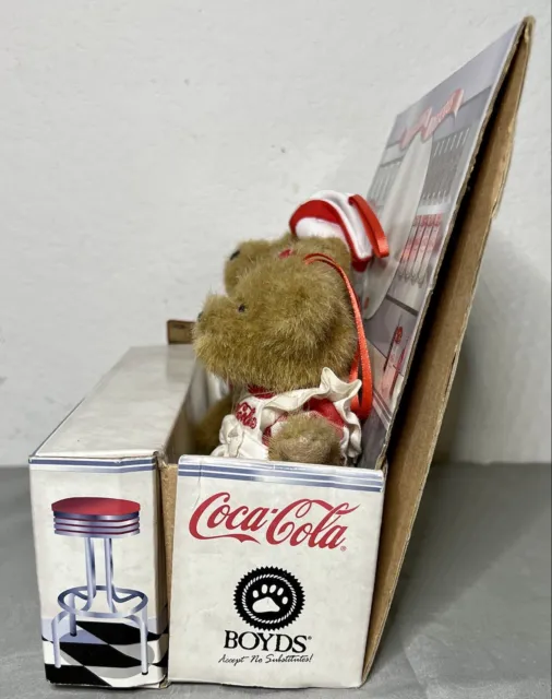 Boyds Bears Coca Cola Plush Soda Boy & Girl. 3