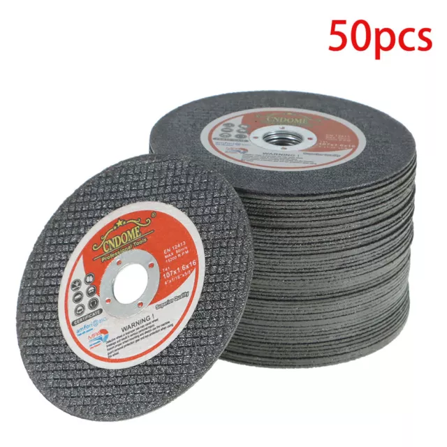 50 Pack 4" x 1/16" x 5/8" Cut-off Wheel - Metal & Stainless Steel Cutting Discs