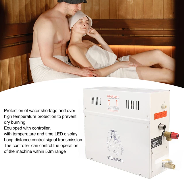 Generador de ducha de vapor Hosie ajuste automático de temperatura autodrenaje vapor