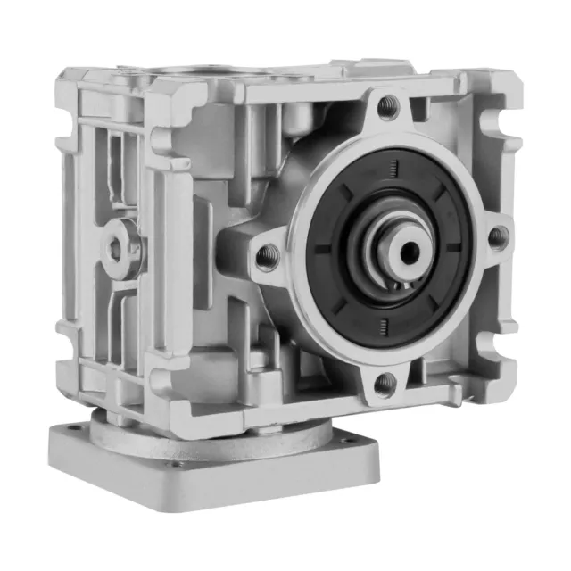 NMRV 030 Worm Gear Reducers Gearbox Speed Reduction Ratios 10:1 Al Alloy USA