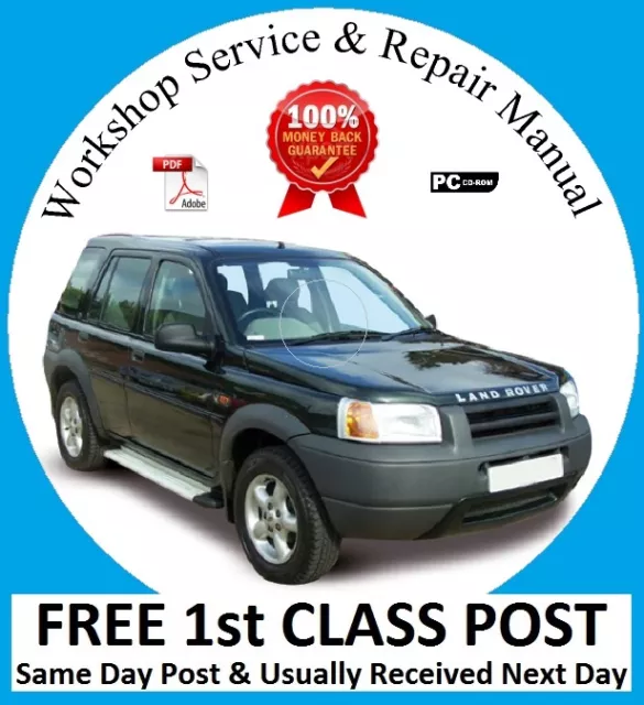 Land Rover Freelander 1 Workshop Repair Manual 2001 - 2006 On Cd 3