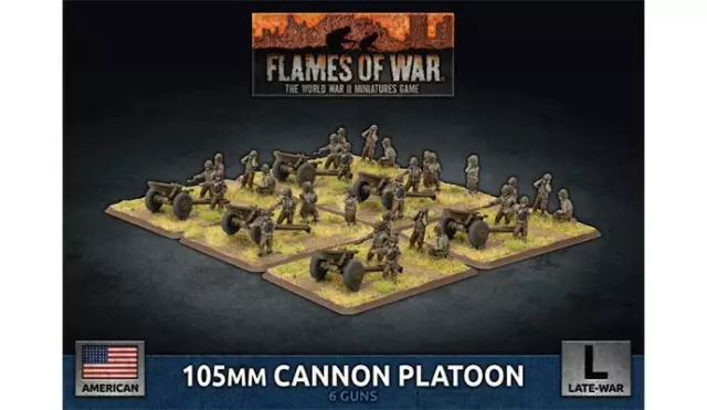 UBX82 - 105MM Cannone Plotone - Flames of War