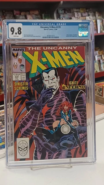UNCANNY X-MEN #239 (Marvel Comics, 1988) CGC Graded 9.8  ~SINISTER ~WHITE Pages