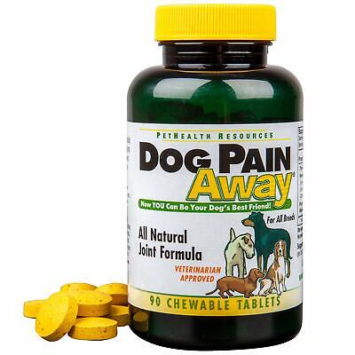 Dog Pain Away for Arthritis/Joint Pain (Increases Mobility) 90 Chewable Tablets