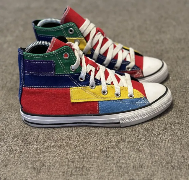 Converse Chuck Taylor All Star Hi Sneaker - Little Kid - Patchwork Multicolor 3Y