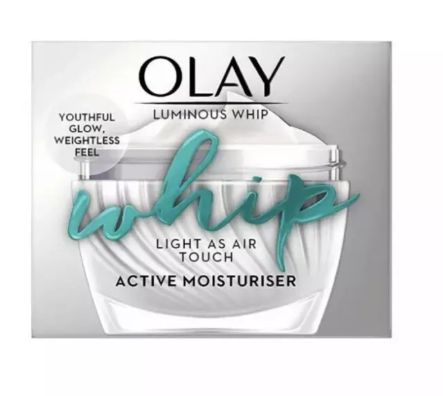 Olay Luminous Whip Light As Air Touch Active Moisturiser 50ml