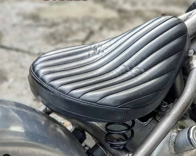 SELLA MOTO VINTAGE Bates Style Tuck and Roll in vera pelle EUR 240,00 ...