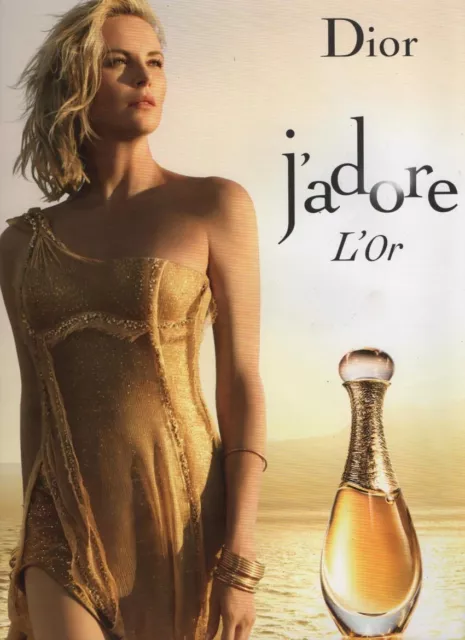 Publicité Papier - Parfum Dior J'adore de 2004, Carmen Kass Mannequin