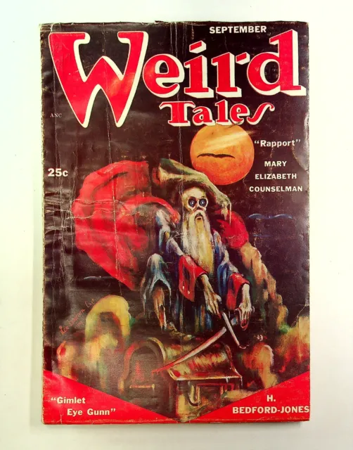 Weird Tales Pulp 1st Series Sep 1951 Vol. 43 #6 GD+ 2.5
