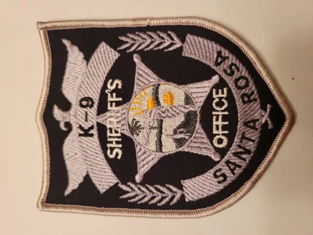 Authentic SANTA ROSA COUNTY FL  SHERIFF FLORIDA K9 POLICE SHOULDER PATCH