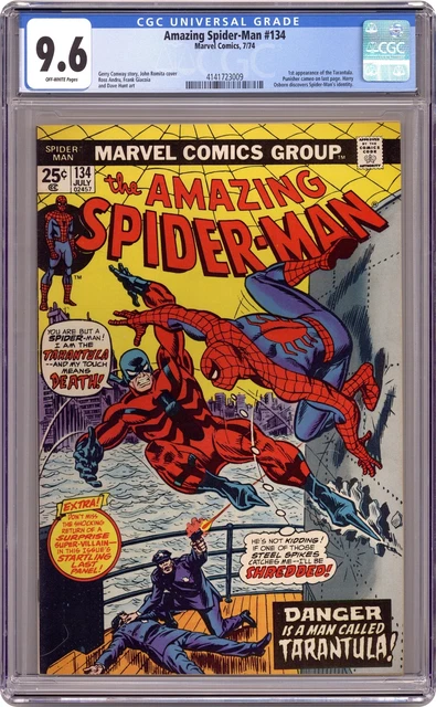 Amazing Spider-Man #134 CGC 9.6 1974 4141723009