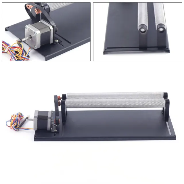 NEMA17 Laser Engraver Axis Rotary Attachment for Co2 Laser Engraver Machine USA