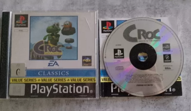 CROC: LEGEND OF THE GOBBOS (G) SONY PLAYSTATION / PS1 EA Classics Complete