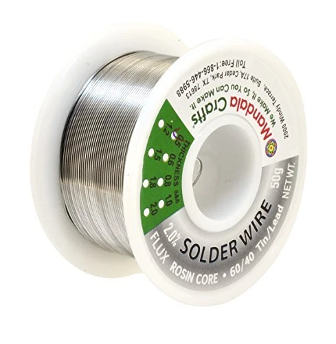 Rosin Core Solder Wire with 60-40 Tin Lead for Electrical, Electronic, PCB Solde