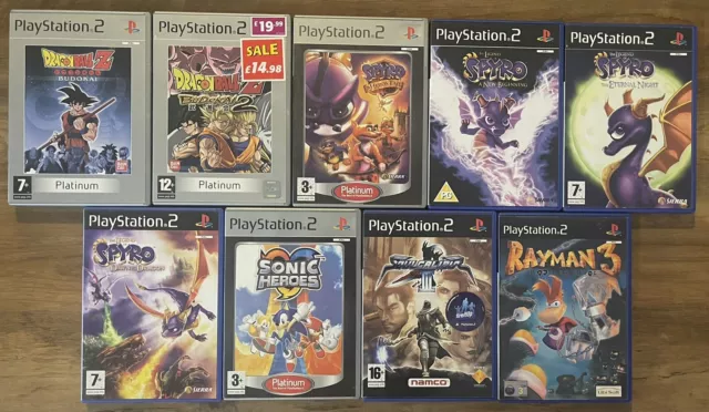 PS2 Game Bundle Complete With Manuals