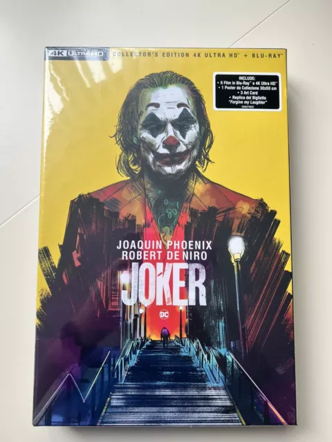 Joker COLLECTOR'S EDITION (4K Ultra HD Blu-ray Italy Exclusive) NEW & SEALED