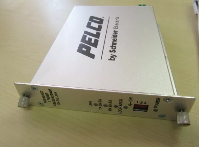 Pelco FRD1S1ST Single Channel Single Mode Fiber Receiver, ST