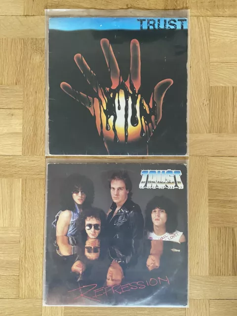 Trust lot de 2 albums vinyles 33 tours (2 original vinyl LPs bundle)