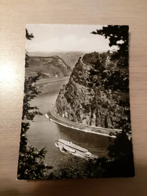 Postkarte Loreley Berghotel auf der Loreley St. Goarshausen ungel_66