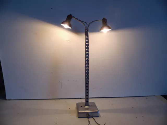 Aus Anlagenabbau 3 Lampen Spur 0,Hersteller  unbekannt,ca 25cm hoch