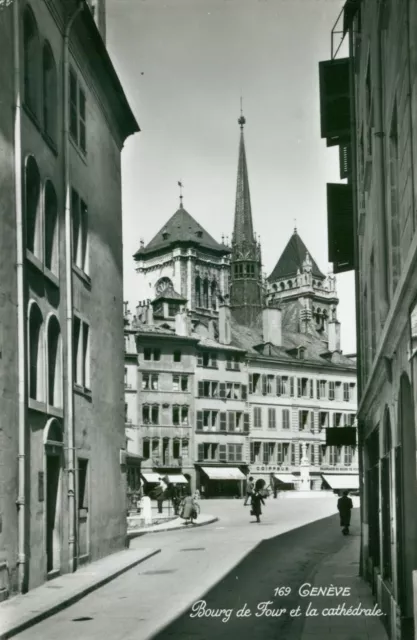 Geneve. Bourg de Four et la cathedrale de Saint Pierre (C Sartori no. 169) 1960s