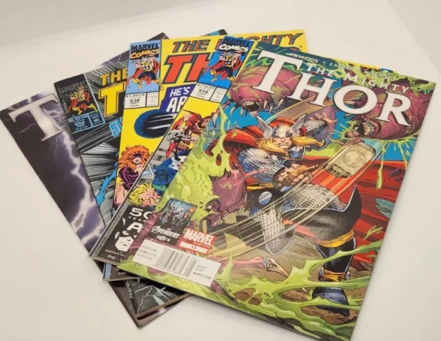 Marvel Comics The Mighty Thor Comics Book Bundle Lot of 5..Super sized 450th