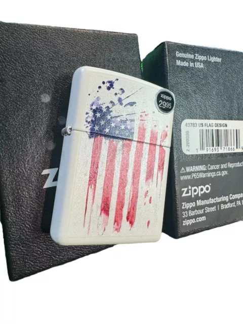 Zippo Lighter US American Flag Design Windproof  Lighter- 49783