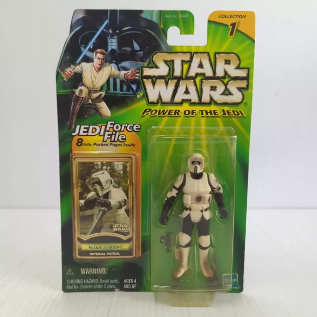 Star Wars Power Of The Jedi POTJ Scout Trooper Imperial Trooper Hasbro 2000