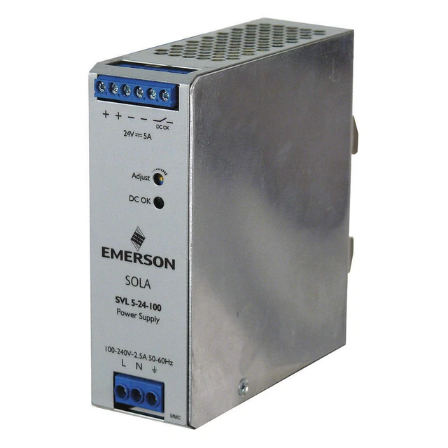 SOLAHD SVL5-24-100 Din Rail Power Supply,5 A,120 W
