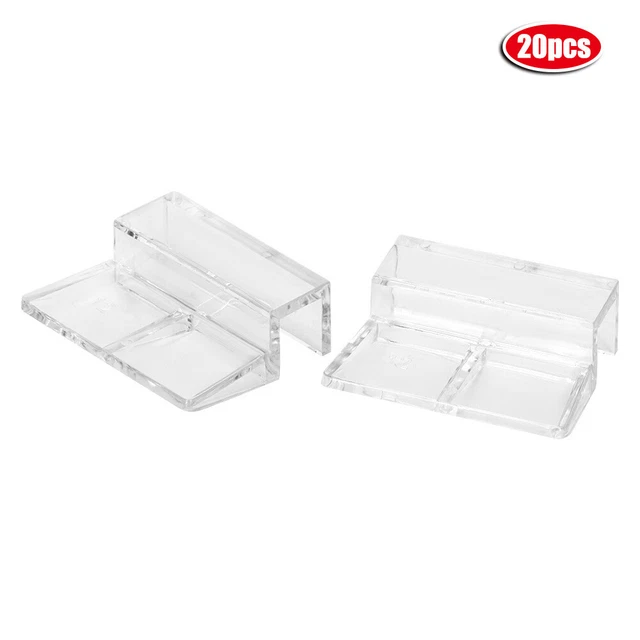 20Pcs Glass Cover Acrylic Clip Holder Support Clamp Accessory For Aquarium F Ana