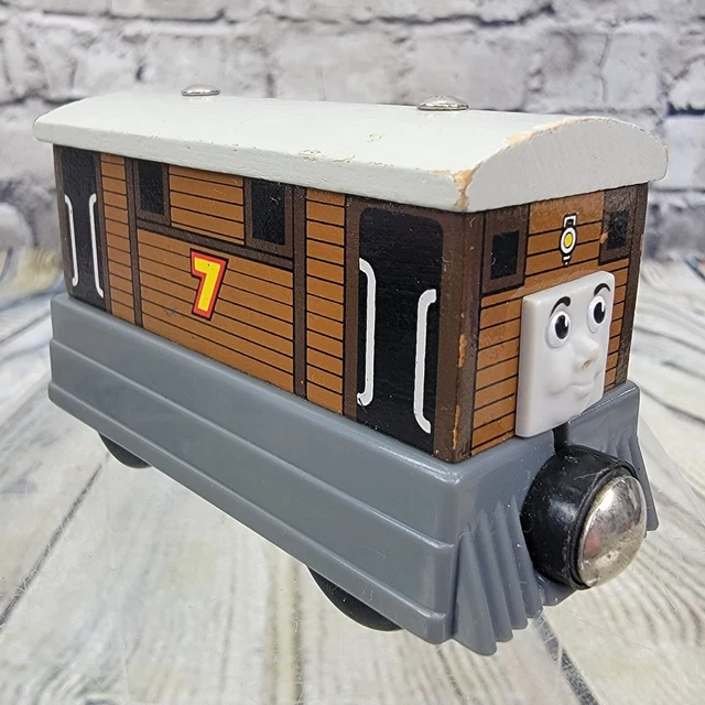 THOMAS & FRIENDS Wooden Railway TOBY Tram Engine Wood Train w/