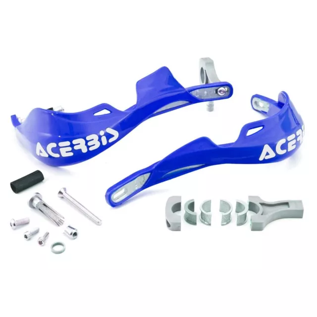 Acerbis Handschützer Rally Pro Blau, Inkl. Anbaukit