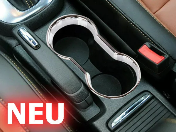 CHROM Cupholder Getränkehalter Becherhalter Rahmen Blende für OPEL MOKKA / X