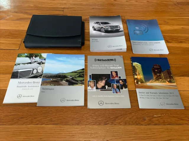 2013 Mercedes Benz M Class Owners Manual With Case OEM Free Shipping