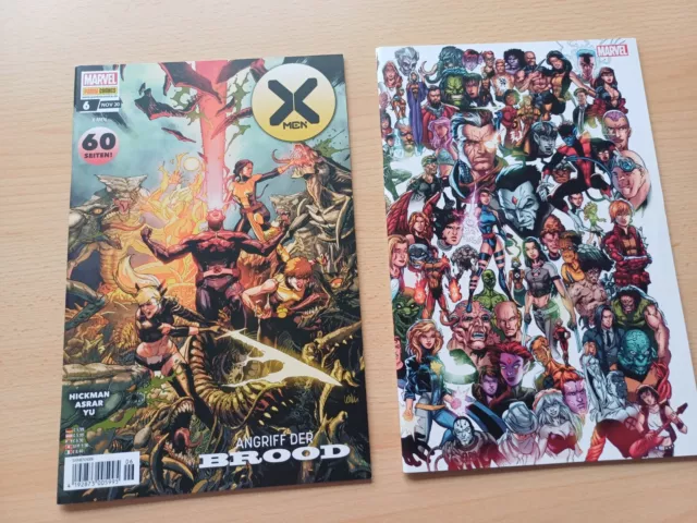 X-Men # 6 Inkl Variant Cover Limitiert Marvel Comic /Panini/ TOP Zustand