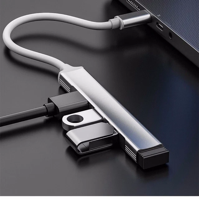 Telephone Expander PHONE DATA TRANSFER High Speed Expander Type-C Splitter Usb 3.0 Hub 4 ...