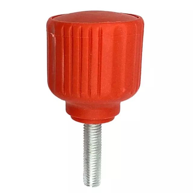 Maniglia di regolazione motosega regolazione maniglia plastica M10x38 mm metallo rosso