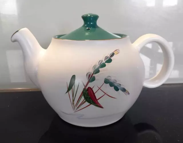 Denby Greenwheat Large 2 Pint (1 Litre) Teapot