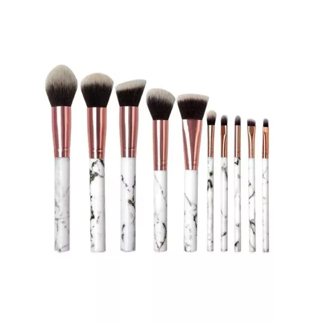 Set 18Pcs Marbre Professionnel Poudre  Pinceaux Brosse Maquillage Makeup Pinceau