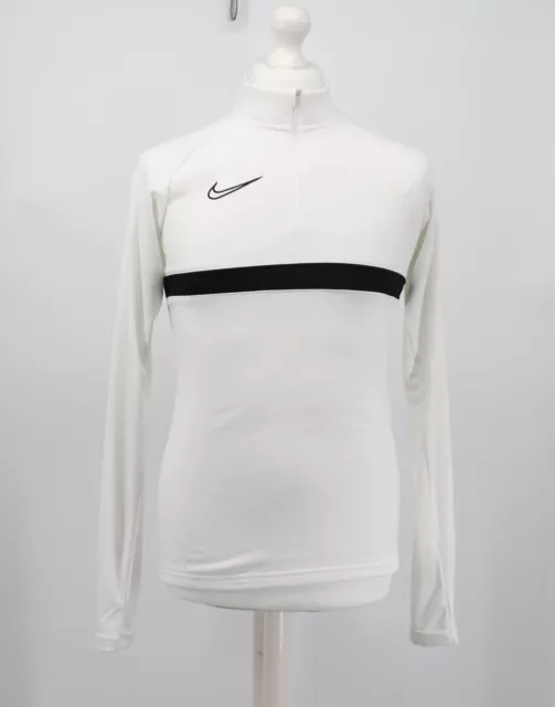 Nike Dri Fit Academy Mens White Drill Top Cw6110-491 £40 Hh