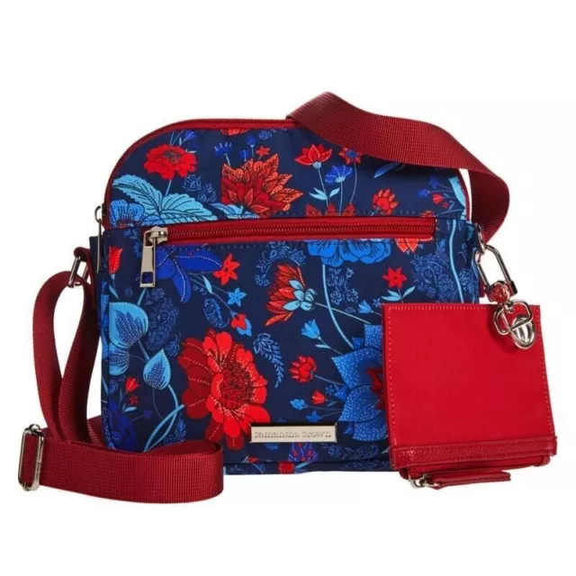 Samantha Brown To-Go Triple Compartment Crossbody with RFID